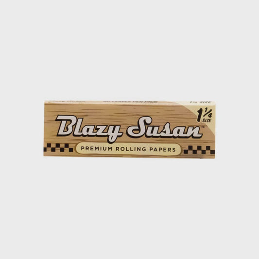 Blazy Susan Unbleached Rolling Papers 1.25