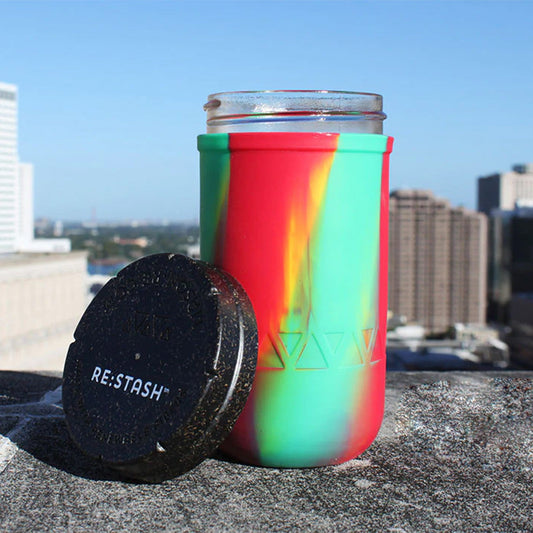 12oz Re-Stash Jar - Tie Dye