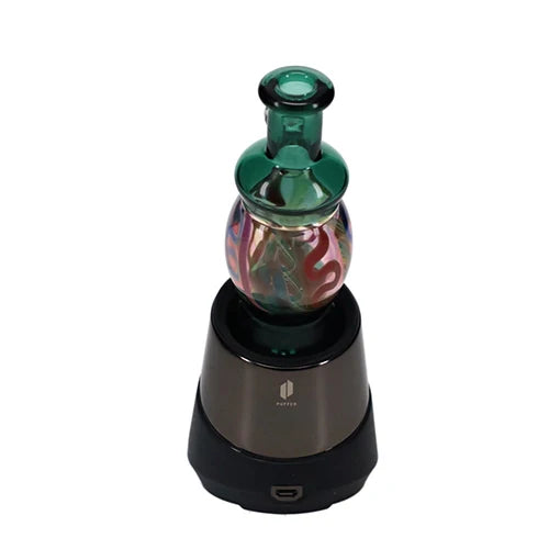 Windstar Glass Teal Bubble Lava Lamp Dry Peak Top