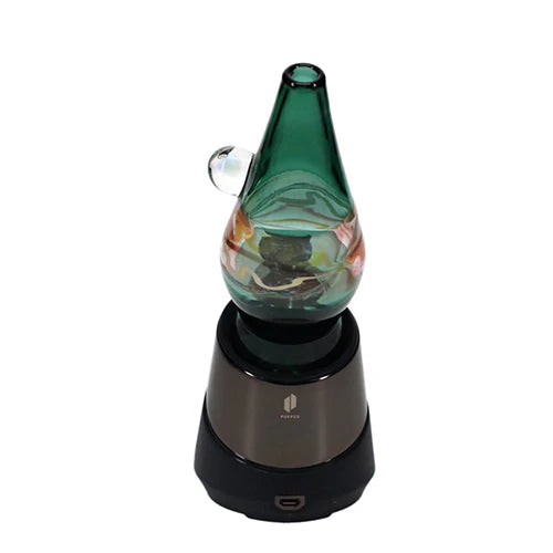 Windstar Glass Teal Cone Lava Lamp Dry Peak Top