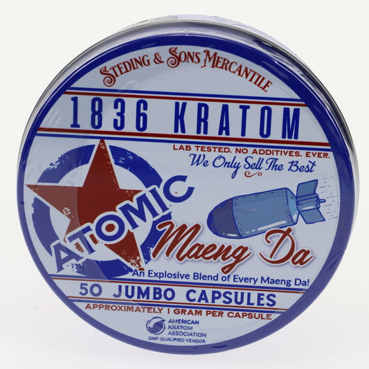 1836 Kratom - Atomic Maeng Da - 50ct Capsules