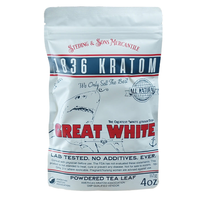 1836 Kratom - Great White - 4oz Powder