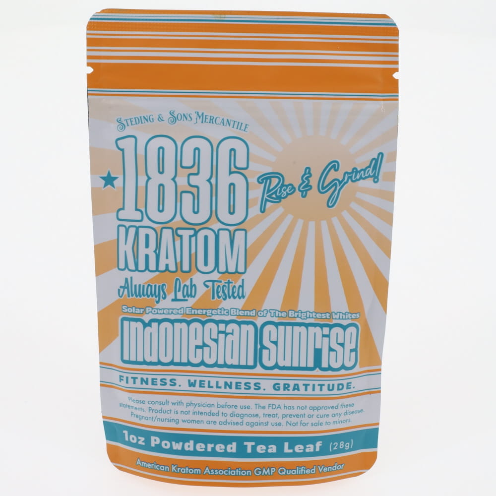 1836 Kratom - Indonesian Sunrise - 1oz Powder