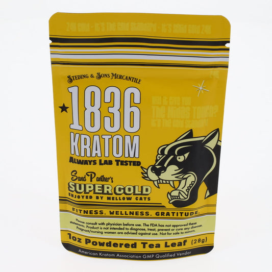 1836 Kratom - Super Gold - 1oz Powder