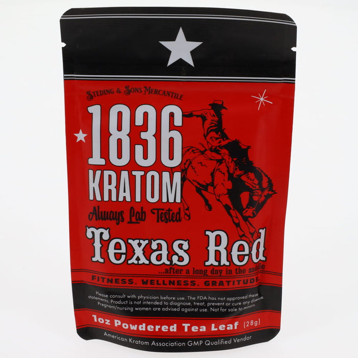 1836 Kratom - Texas Red - 1oz Powder