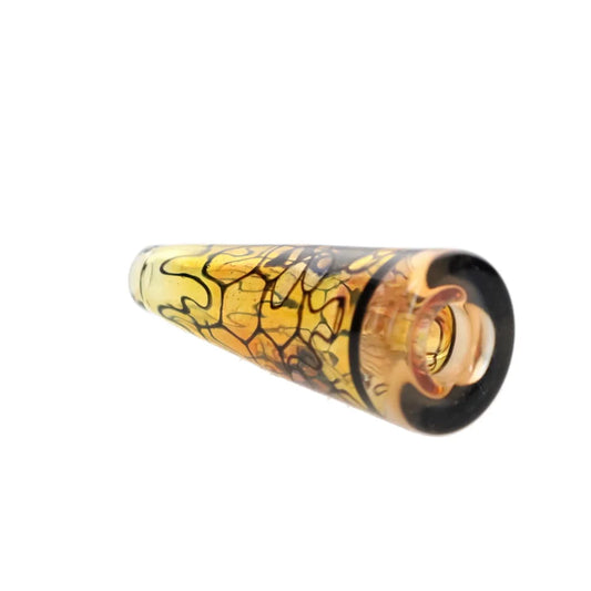 Windstar Glass Honeycomb & Bee Stained Glass Chillum