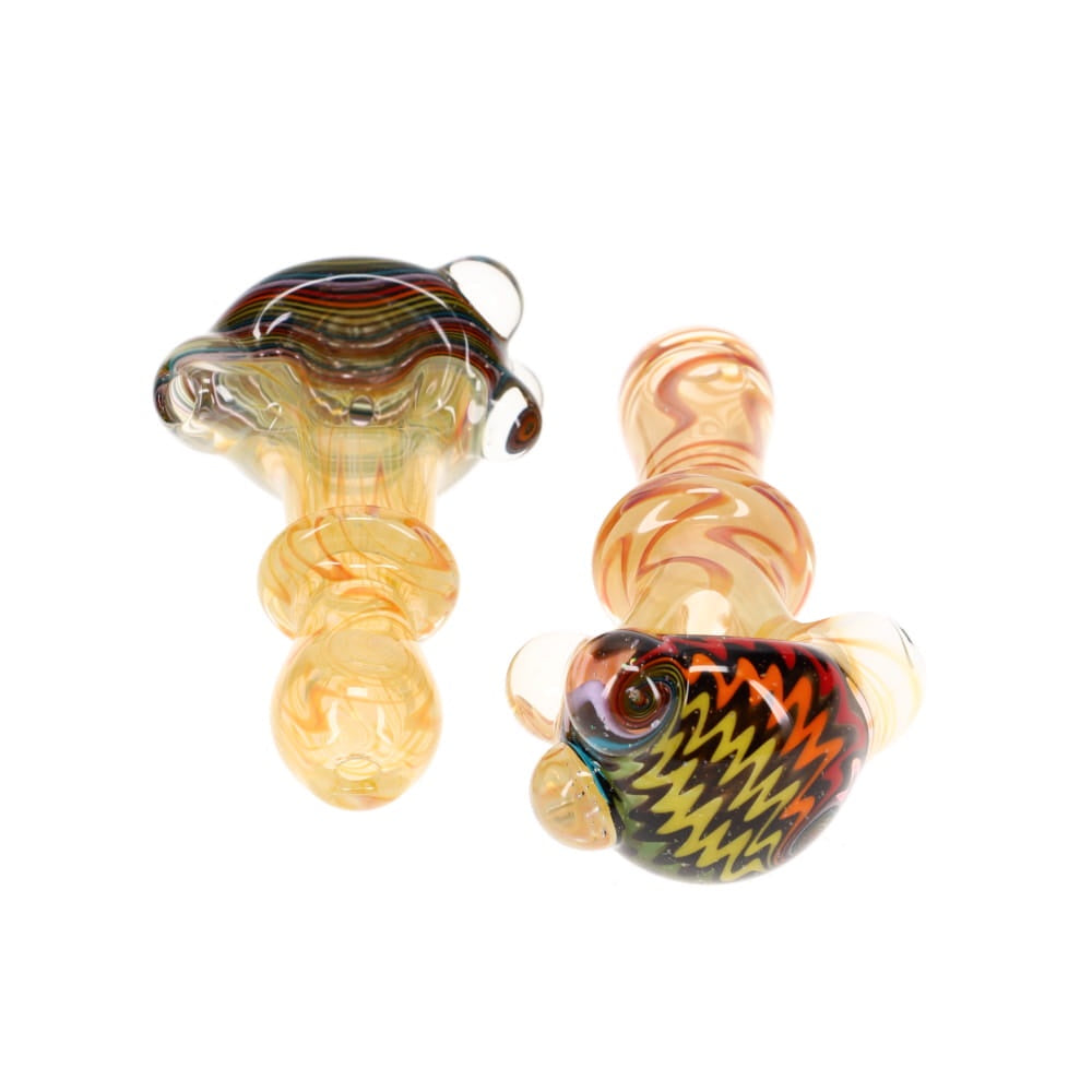 2kind Glass Fume Swirl Linework Cap Spoon SALE