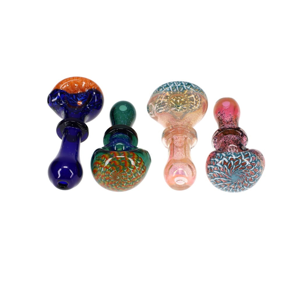 2kind Glass Coil Head Fume Spoon