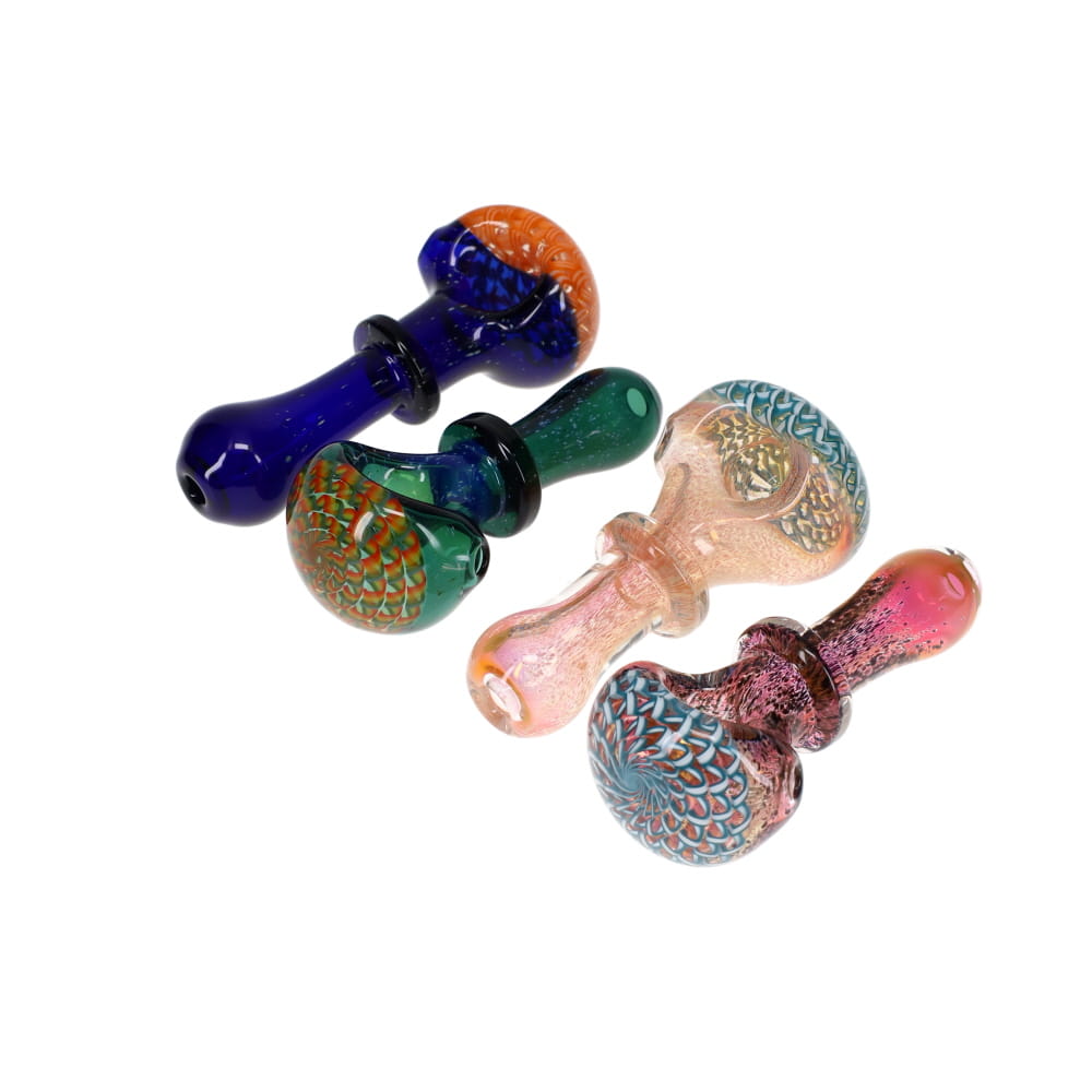 2kind Glass Coil Head Fume Spoon