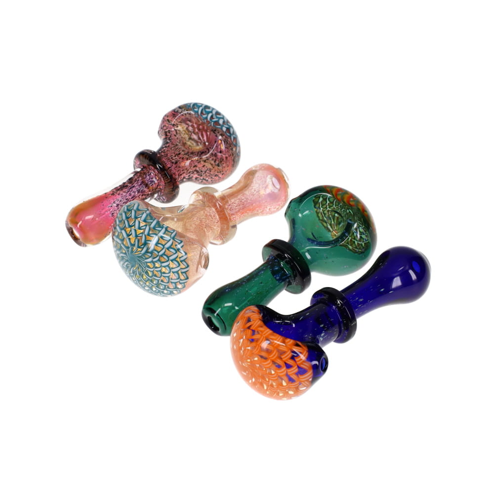 2kind Glass Coil Head Fume Spoon