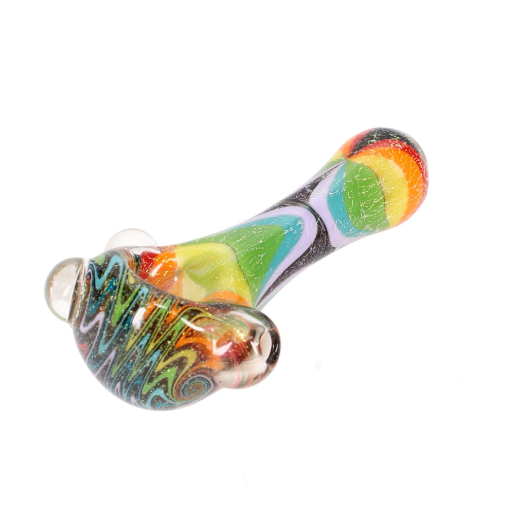 2kind Glass Rainbow Crush Opal Linework Spoon