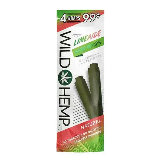 Wild Hemp Limeade Wraps 4 pack