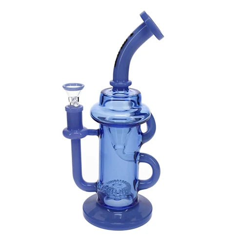 Vault Glass 2 Color Recycler w/ Showerhead Perc Rig - 10"