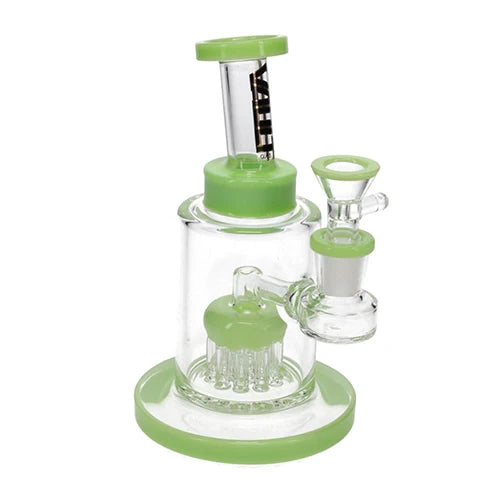 Vault Glass 10 Arm Tree Perc w/ Color Rim Rig - 6.5"