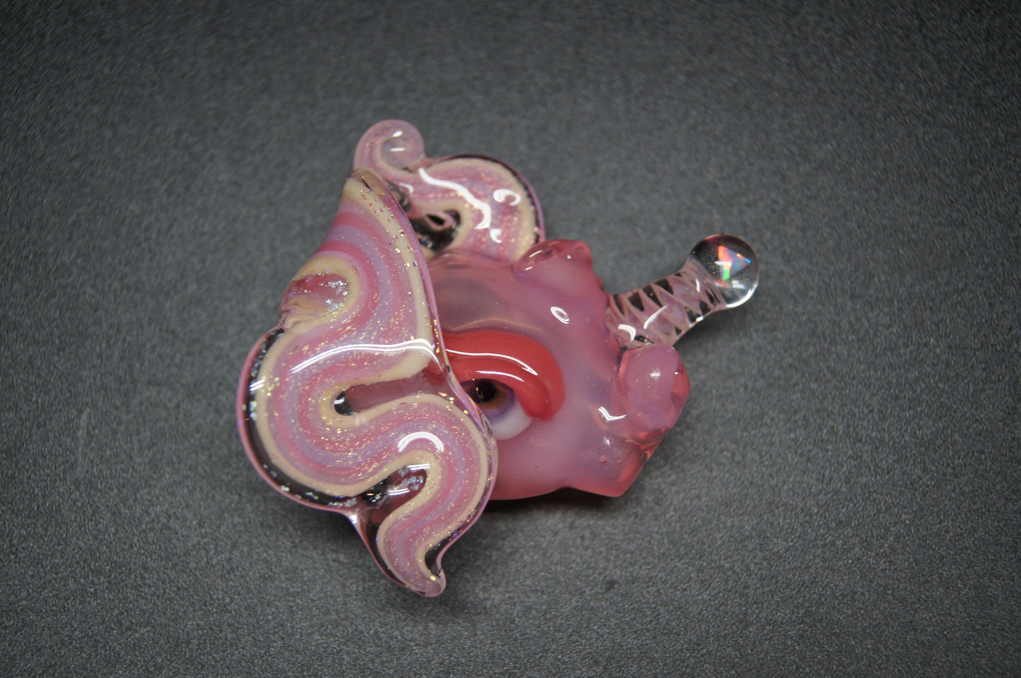 ACE Glass Pastel Serum Unicorn Flatback Pendant