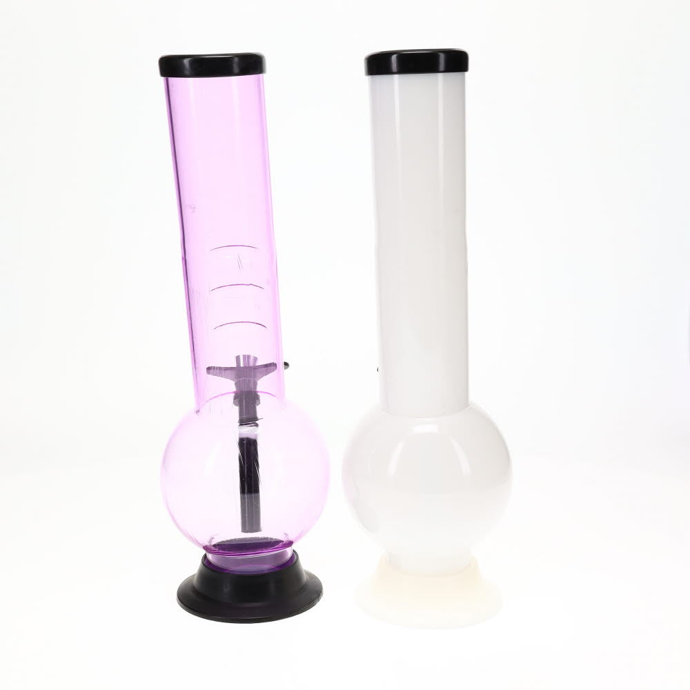 Acrylic 12" Hand Grip Bubbler 2" Diameter