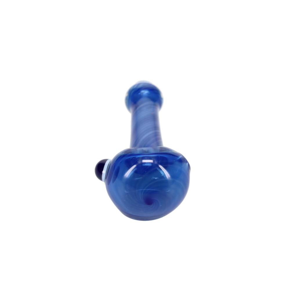 Addison Hanna Blue Swirl Spoon with Marble