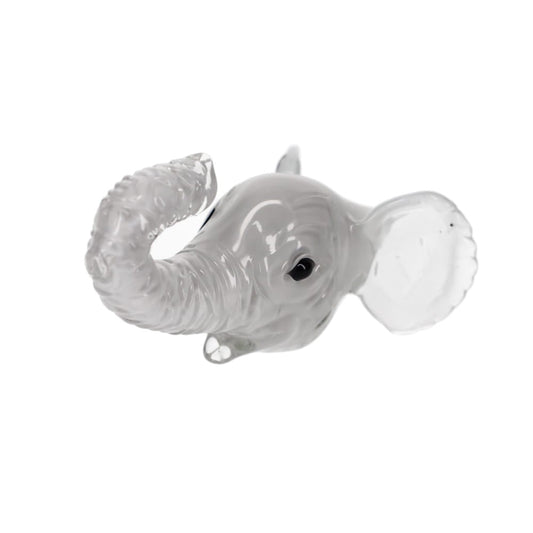 Addison Hanna Glass Elephant Head Spoon 2