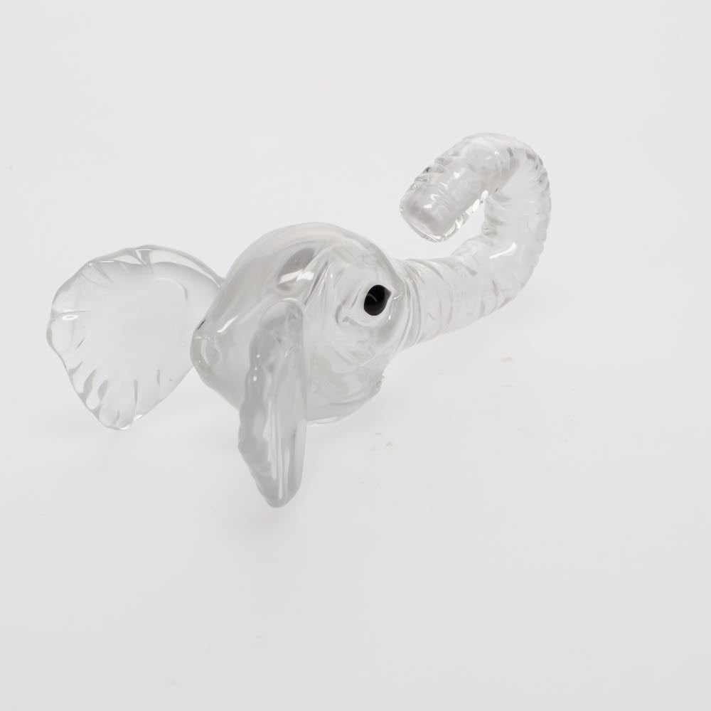 Addison Hanna Glass Elephant Head Spoon