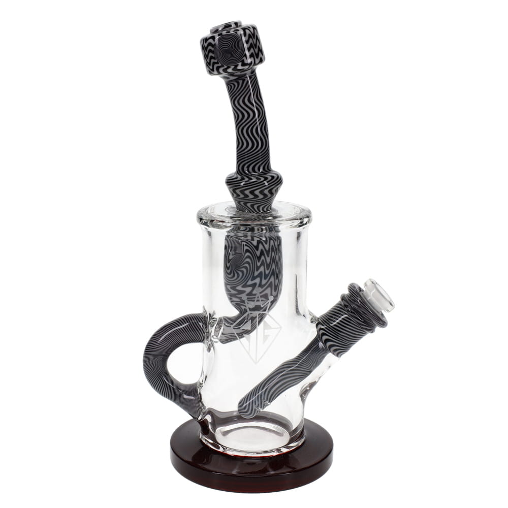 Augy Glass Black & White Linework Incycler