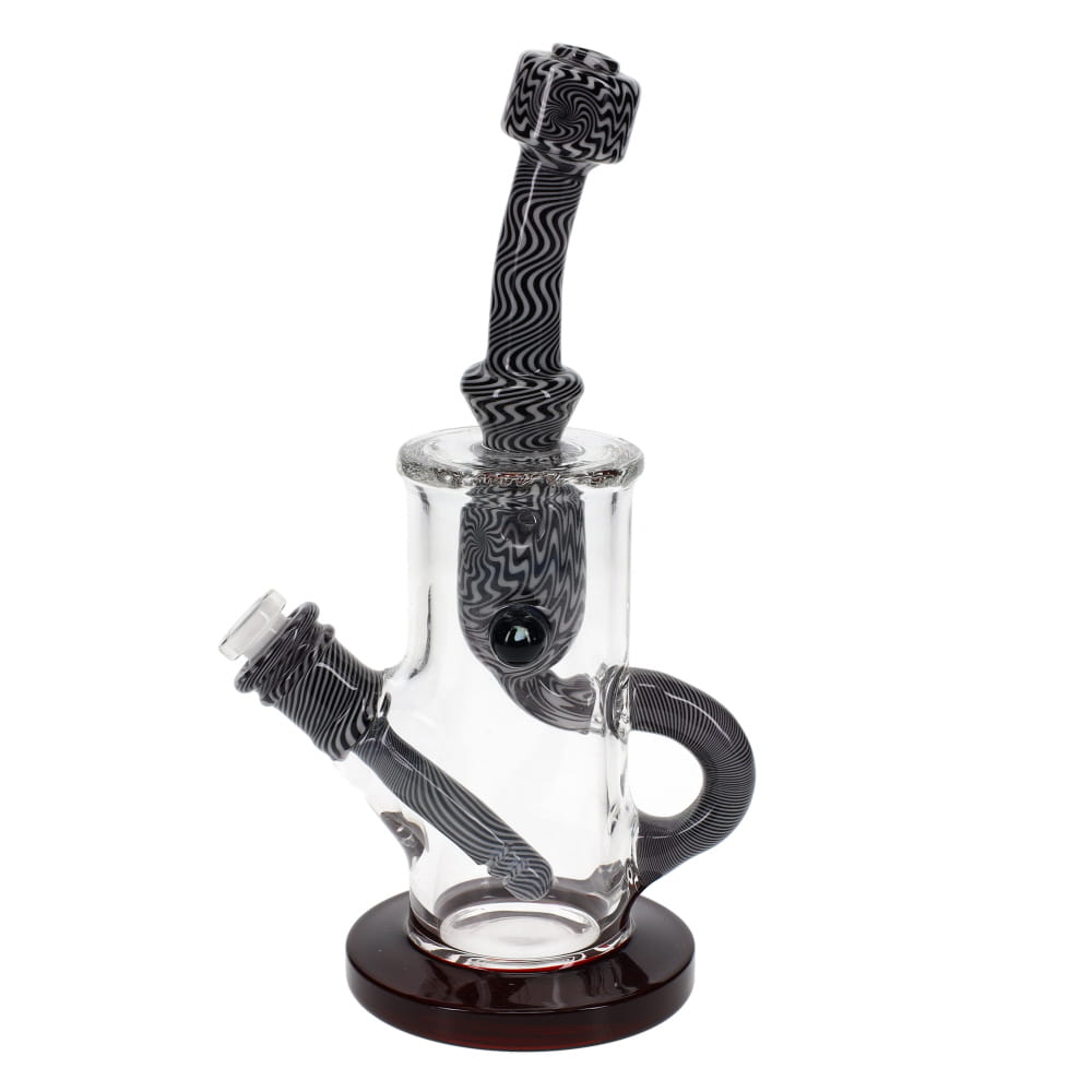 Augy Glass Black & White Linework Incycler