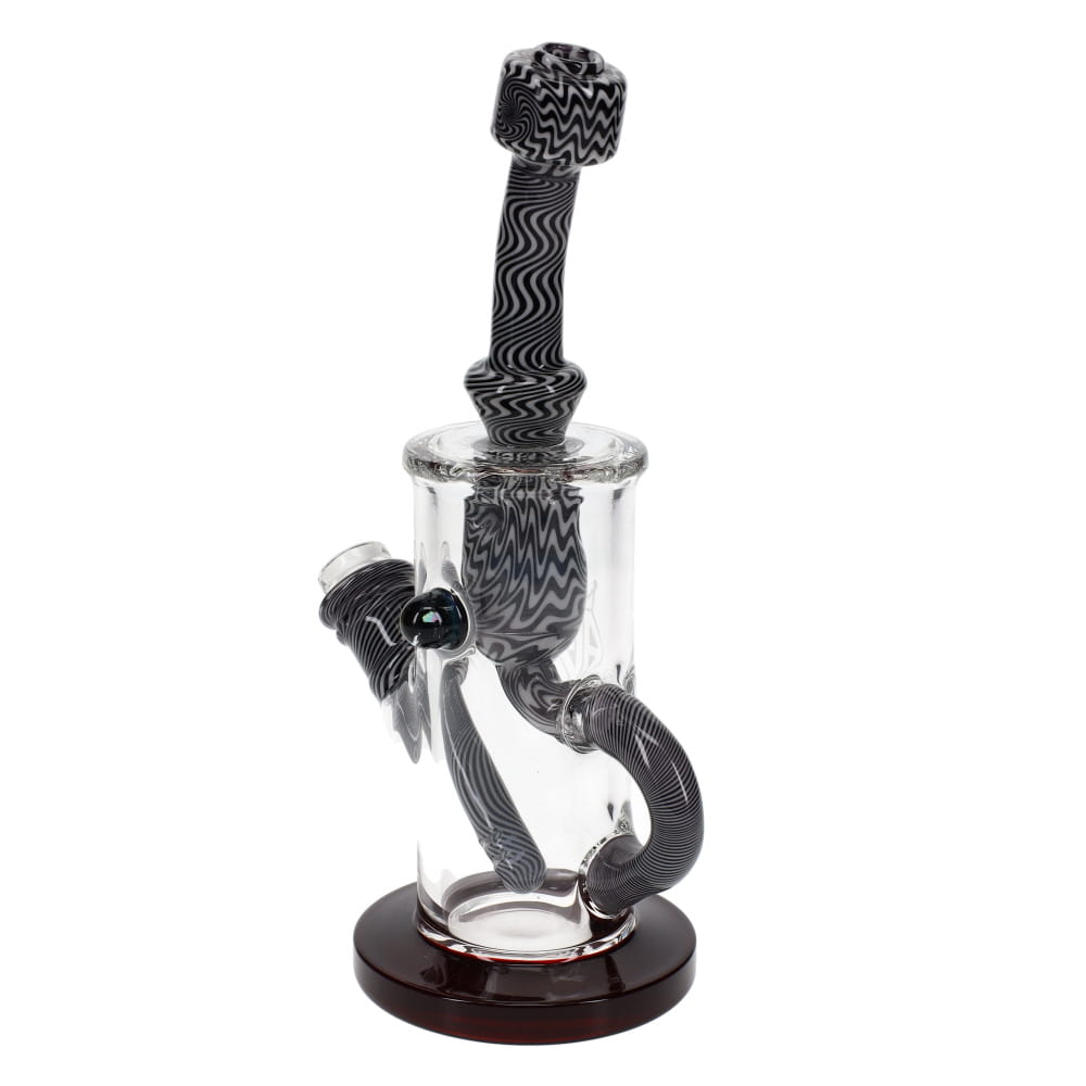 Augy Glass Black & White Linework Incycler