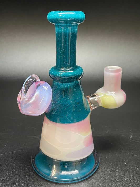 Bambi Glass Cotton Candy Mini Bubbler #12