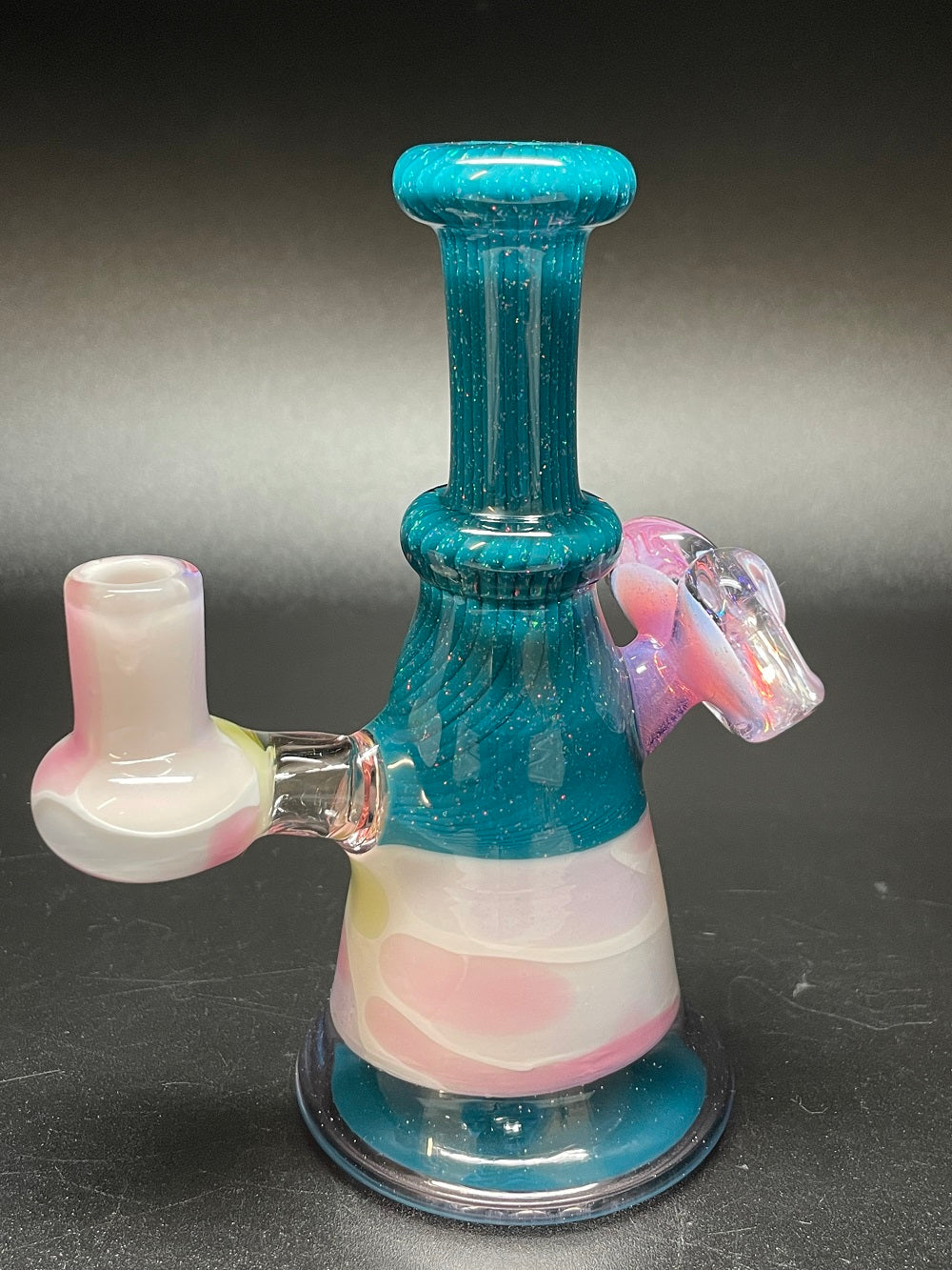 Bambi Glass Cotton Candy Mini Bubbler #12