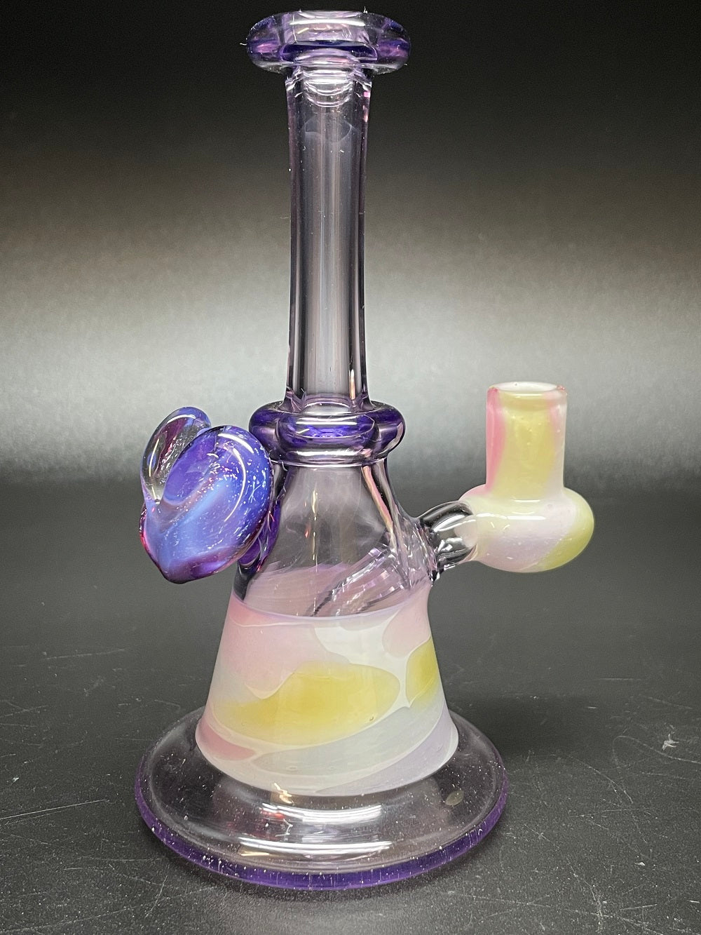 Bambi Glass Cotton Candy Mini Bubbler #4