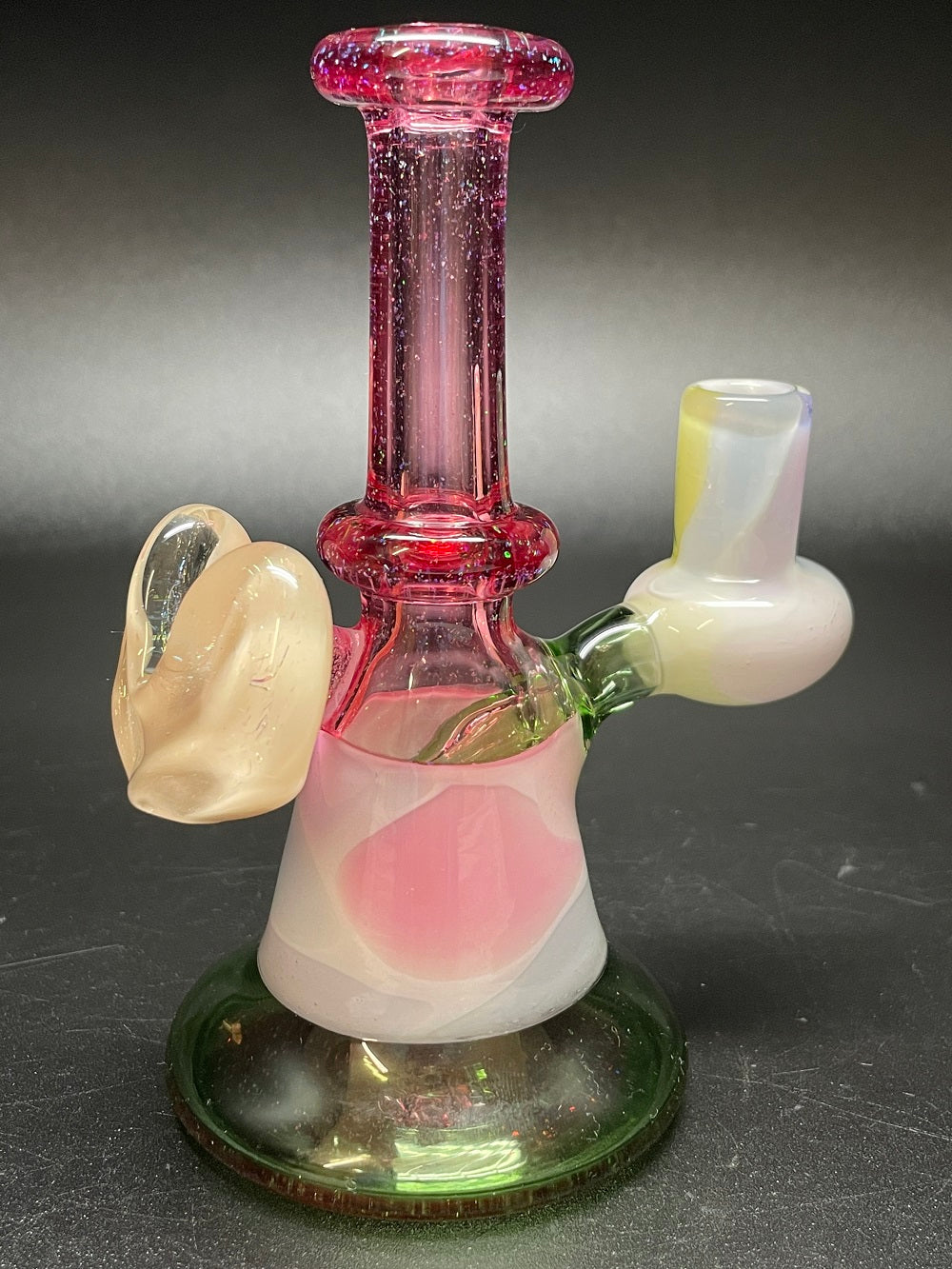 Bambi Glass Cotton Candy Mini Bubbler #8