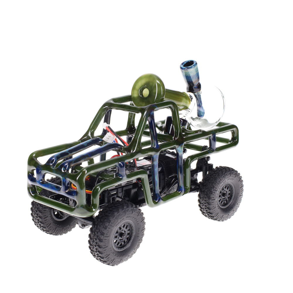 Big Lake Glass Blue and Green RC Truck