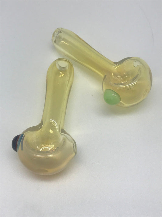 Black Dog Glass Fume Dot Pipe