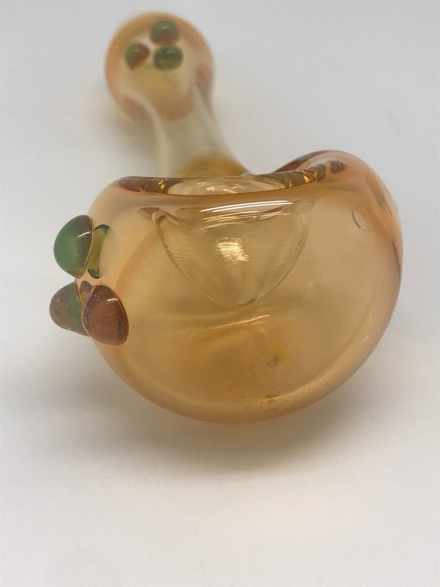 Black Dog Glass Fume Dot Pipe