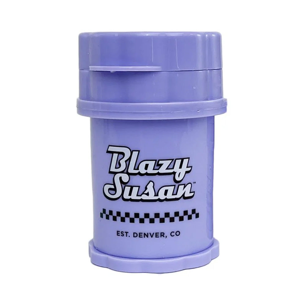 Blazy Susan Large 4-Piece Purple Herb Saver Grinder