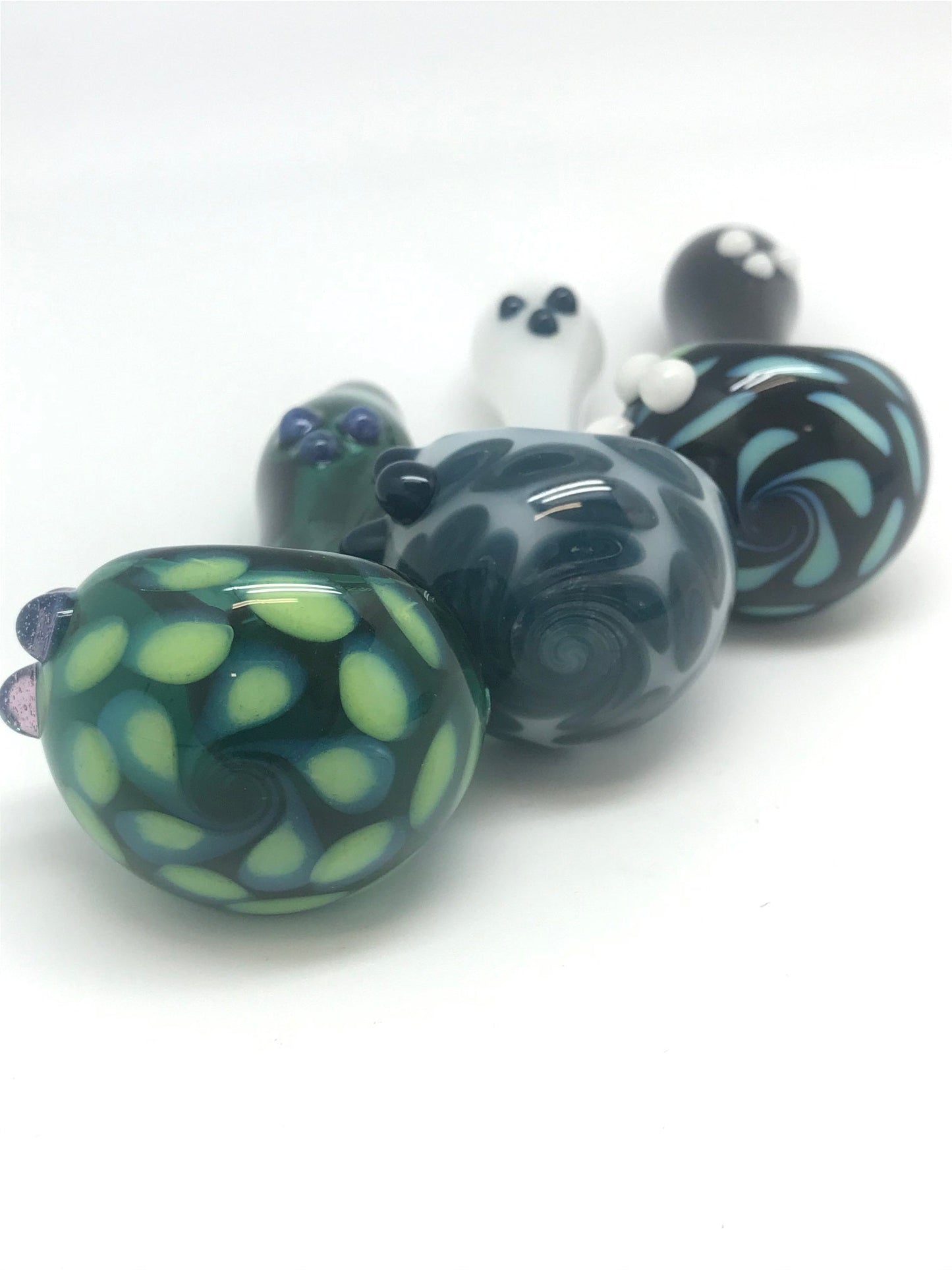 Brickyard Glass Pinwheel Dots Pipe SALE