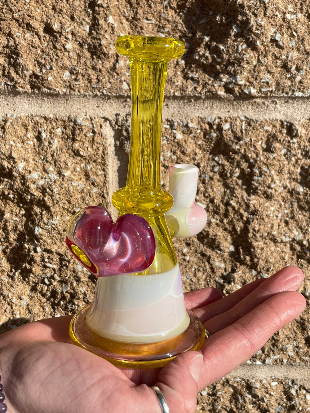 Bambi Glass Cotton Candy Mini Bubbler #6