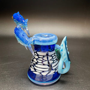 Burtoni Glass Pelagic Tuna & Turtle Bubbler