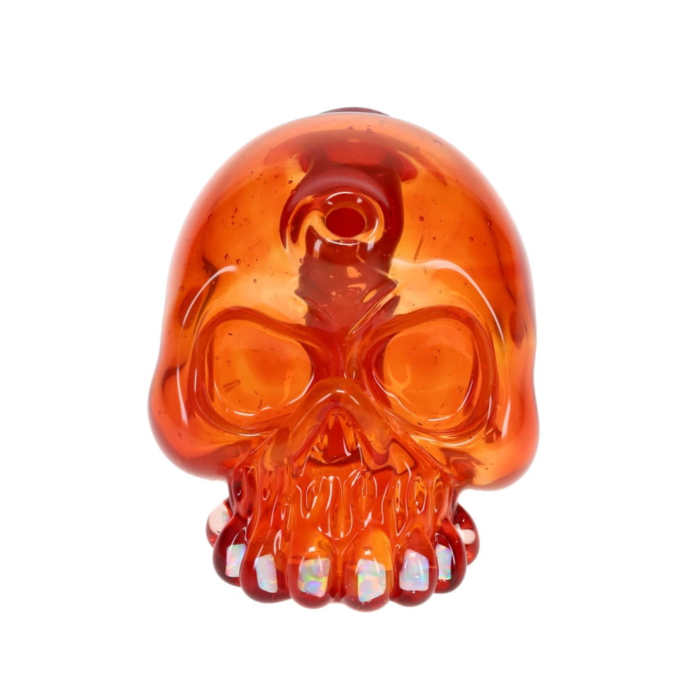 Carsten Carlile Glass Orange Skull Rig