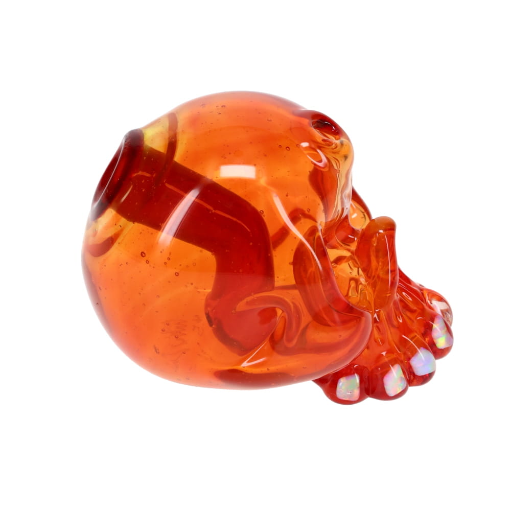 Carsten Carlile Glass Orange Skull Rig