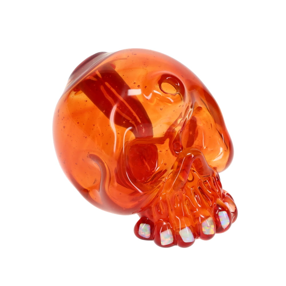 Carsten Carlile Glass Orange Skull Rig