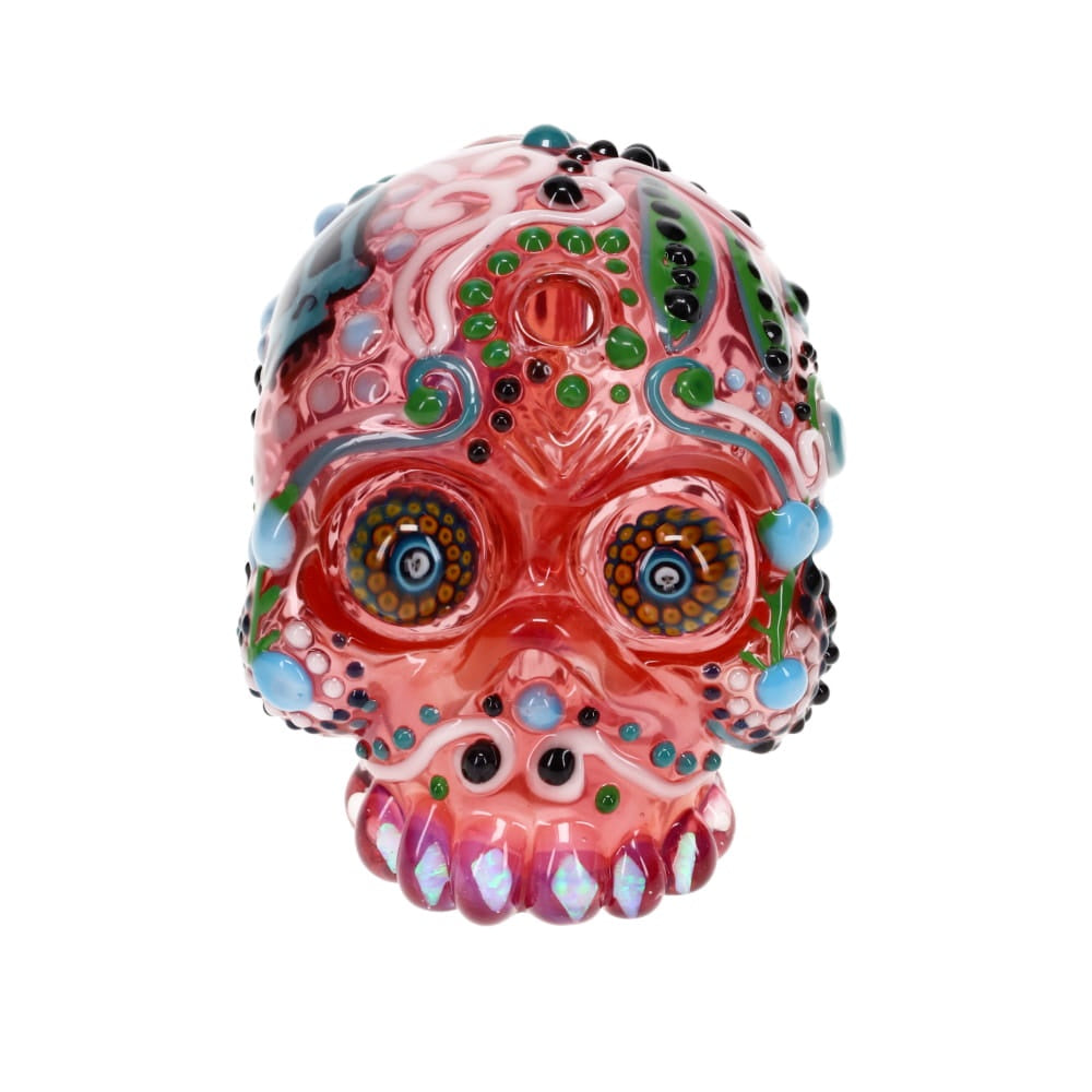 Carsten Carlile Glass Milli Eyes Sugar Skull Rig