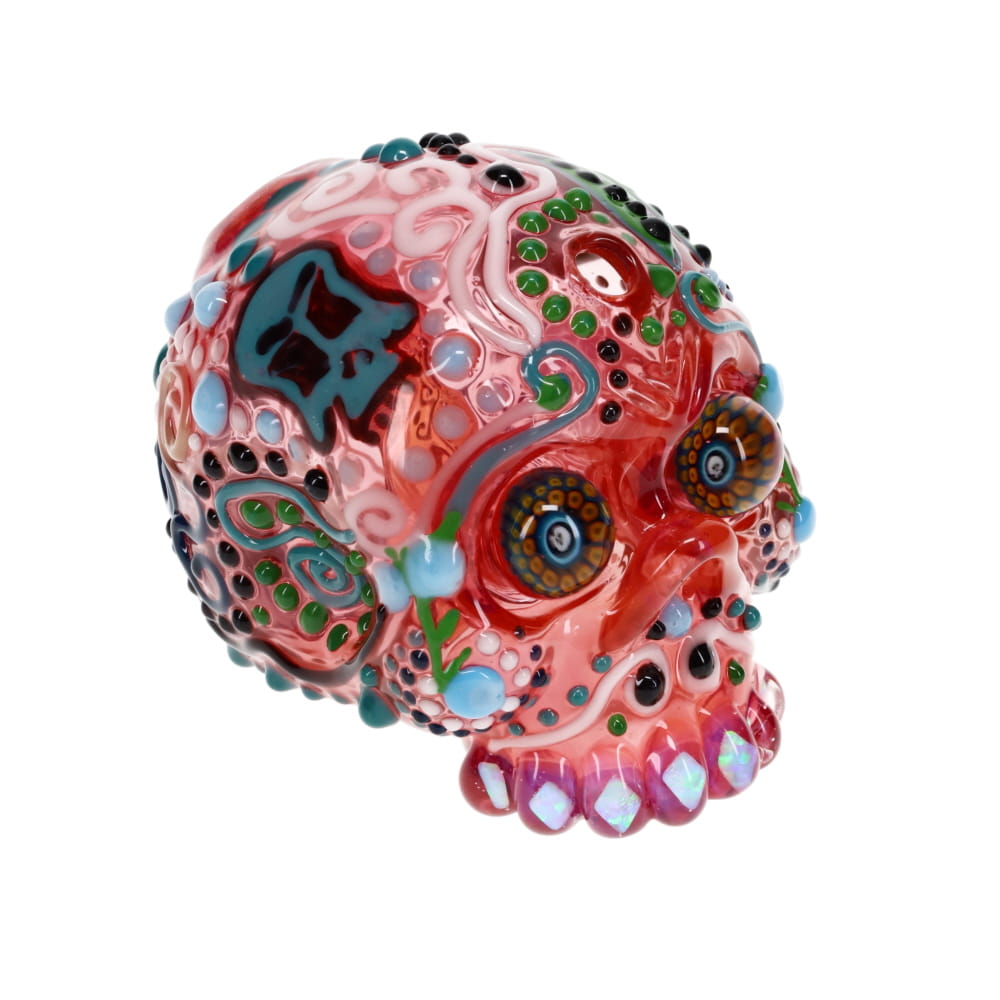 Carsten Carlile Glass Milli Eyes Sugar Skull Rig