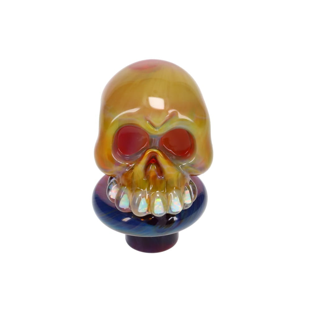 Carsten Carlile Glass Skull Carb Cap - Amber