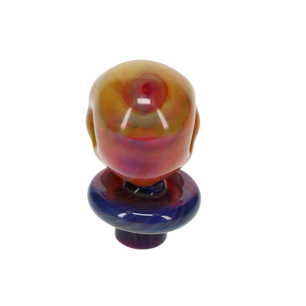 Carsten Carlile Glass Skull Carb Cap - Amber