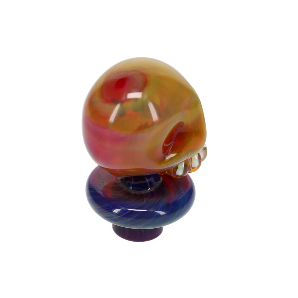 Carsten Carlile Glass Skull Carb Cap - Amber