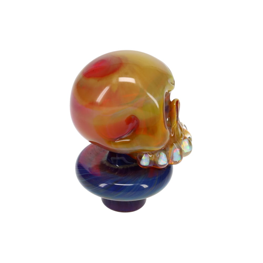 Carsten Carlile Glass Skull Carb Cap - Amber