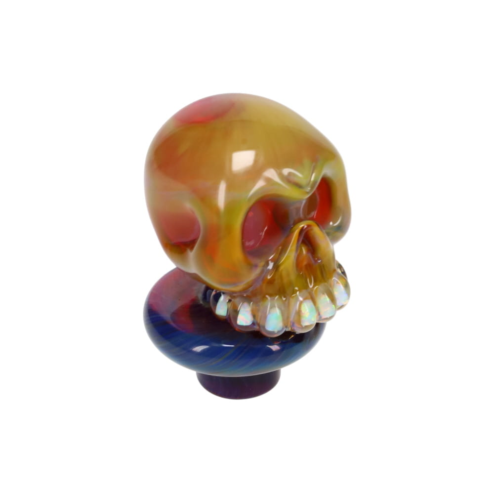 Carsten Carlile Glass Skull Carb Cap - Amber