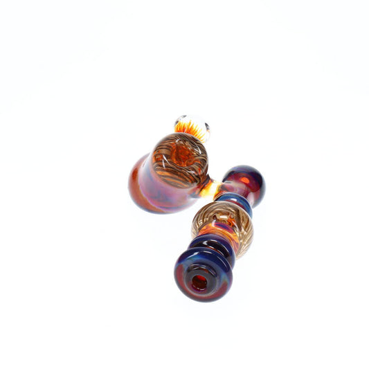 Chad G Glass Amber Woodgrain Sidecar Sherlock