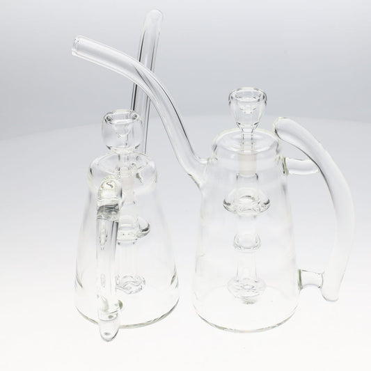 Chad G Glass Clear Watering Can Bubbler