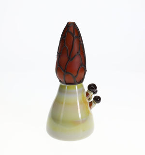 Chad G Glass Morel Mushroom Mini Tube